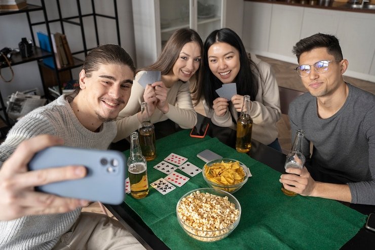 Meja roulette langsung dengan statistik roda dan hasil permainan