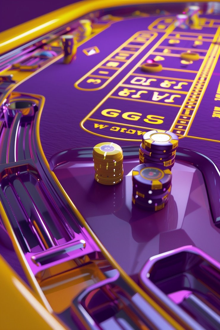 Interface Free Play blackjack dengan chip virtual